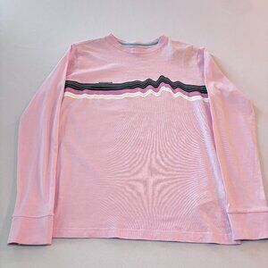 NWT Patagonia Girls Long-Sleeve Graphic Cool Daily Shirt L Pink Lightweight